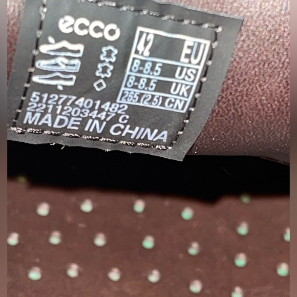 ecco TRAY TECH Men\'s Dress Comfort Brown Leather Penny Loafers Sz EU 42 US 8-8.5 main image 6